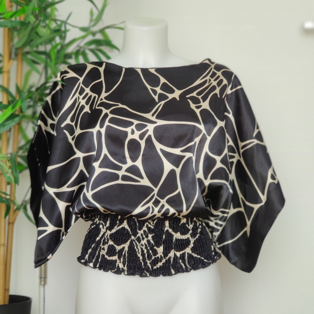 Vintage blouse with kimono sleeves